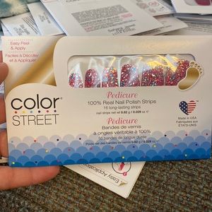 Colorstreet pedicure Dansk all night Brand new